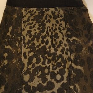 NIC+ZOE Black and Brown Pencil Skirt Cocktail